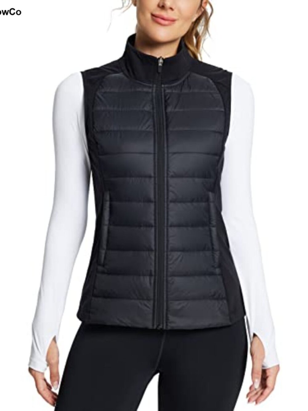Lightweight Warm Puffer Vest Winter Running Sleeveless Jacket